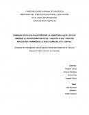 CAMPAÑA EDUCATIVA PARA PREVENIR LA HOMOFOBIA HACIA LOS GAY