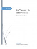 Los valores llegan o vamos por ellos