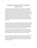 Vanguardia y generacion del 27 entre guerras, conflictos y crisis