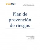 Plan de prevención de riesgos
