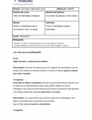 Actividad: Tema 9: habilidades innatas y aprendidas