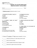 CONTROL DE LECTURA DOMICILIARIA: ÁMBAR EN CUARTO Y SIN SU AMIGO