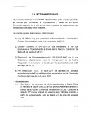 Factura negociable algunas preciciones