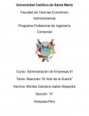 Resumen de El Arte de la Guerra