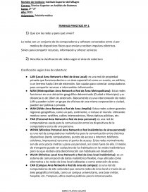 TRABAJO PRACTICO DE REDES. Página 1