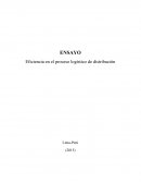 Eficiencia en el proceso logístico de distribución