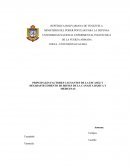PRINCIPALES FACTORES CAUSANTES DE LA ESCASEZ Y DESABASTECIMIENTO DE BIENES DE LA CANASTA BÁSICA Y MEDICINAS