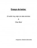 Texto un señor muy viejo con alas enormes