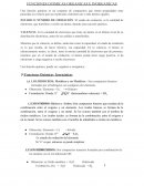 FUNCIONES QUIMICAS ORGANICAS E INORGANICAS