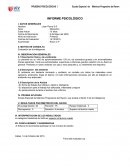 INFORME PSICOLÓGICO RAVEN