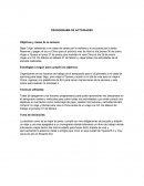 COMO REALIZAR UN CRONOGRAMA DE ACTIVIDADES