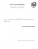 CAPACITACION Y DESARROLLO DEL PERSONAL DE NIVEL INFERIOR