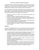 Informe caso coordinando una planta de produccion