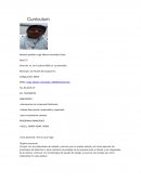 Ejemplo de mi curriculum