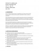 Proyecto aulico primer año de matematica secundario
