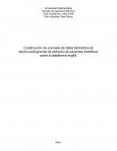 Construcción de una base de datos Biomédica de electrocardiogramas de esfuerzo
