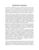 La expresión corporal y nuestra personalidad