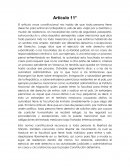 El artículo once constitucional: toda persona tiene derecho para entrar en la República