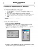 Laboratorio: Métodos econométricos