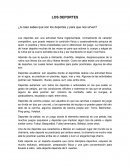 ¿A caso sabes que son los deportes y para que nos sirven?