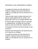 Desarrollo del Pensamiento Humano