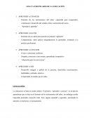 LOS CUATRO PILARES DE LA EDUCACIÓN