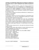 CONVENIO DE INTERMEDIARIO INMOBILIARIO DE BUSQUEDA DE INMUEBLE EN EXCLUSVIDAD PARA EL CLIENTE COMPRADOR PARA COMPRA DE MACROLOTE