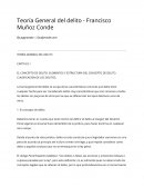 EL CONCEPTO DE DELITO. ELEMENTOS Y ESTRUCTURA DEL CONCEPTO DE DELITO. CLASIFICACIÓN DE LOS DELITOS.