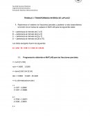 TRABAJO: TRANSFORMADA INVERSA DE LAPLACE