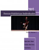 Danzas folclóricas Individuales.