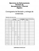 Examen de Ejercicios de Reforzamiento