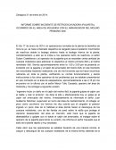 INFORME SOBRE INCIDENTE DE RETROEXCAVADORA (PAJARITA), OCURRIDO EN EL AREA DE MOLIENDA CON EL ARRANCADOR DEL MOLINO PRIMARIO 8X8.