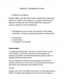 MERCADOTECNIA. Objetivos y Estrategias de Precio