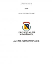 PROGRAMA DE ADMINISTRACION DE EMPRESAS. Página 1