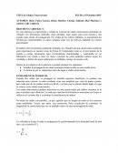 Ejemplo de Informe de Laboratorio