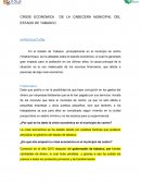 CRISIS ECONÓMICA EN LA CABECERA DEL MUNICIPIO DE CENTRO