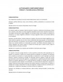 Actividades complementarias primera semana reseña