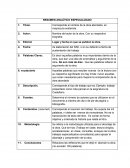 Corresponde al nombre de la obra abordada, en mayúscula sostenida. TRABAJO DE UN RAE