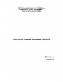 Comercio entre Venezuela y Colombia del 2005 al 2014.