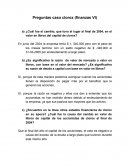 Preguntas caso clorox