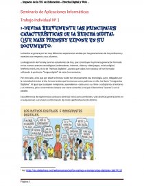 UN NUEVO SEMINARIO DE ACTIVIDADES INFORMÁTICAS TP1. Página 1