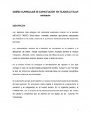 Diseño curricular ejemplo