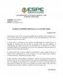 ENSAYO UN BUEN COMPORTAMIENTO, LA CLAVE DEL ÉXITO