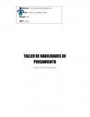 Taller: Las Habilidades Básicas de Pensamiento