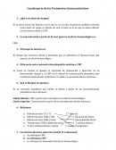 Animalidad Cuestionario de los Parámetros farmacocinéticos