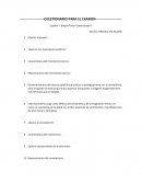 Examen de español de tercer grado