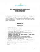 ACTA ASAMBLEA GENERAL DE COPROPIETARIOS