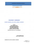 MATERIA: DESARROLLO DEL CAPITAL HUMANO Y LIDERAZGO