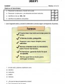 Prueba sobre el texto instructivo
