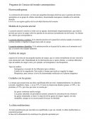 Preguntas de Ciencias del mundo contemporáneo